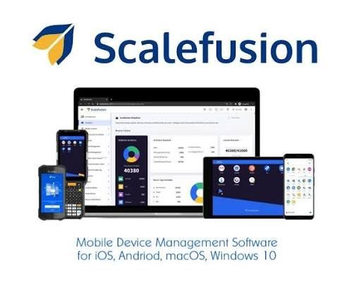Scalefusion mobile device management on laptop, tablet and phones