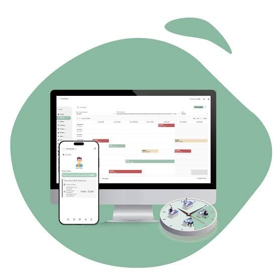 Workeen AI schedule on desktop and mobile